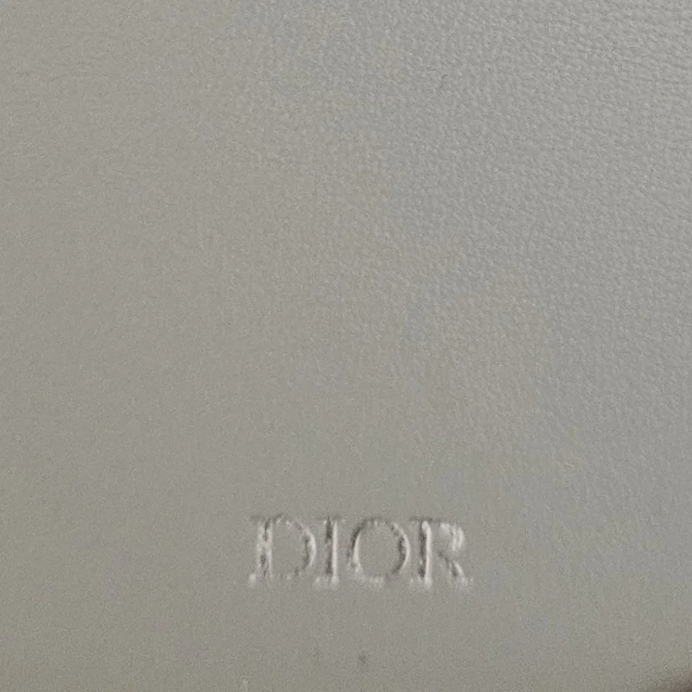Christian Dior Vertical Diamond Grey Long Wallet NWT